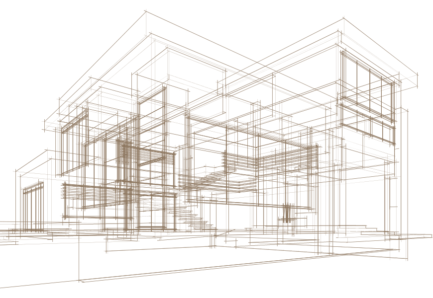 Szkic budynku z zewnątrz